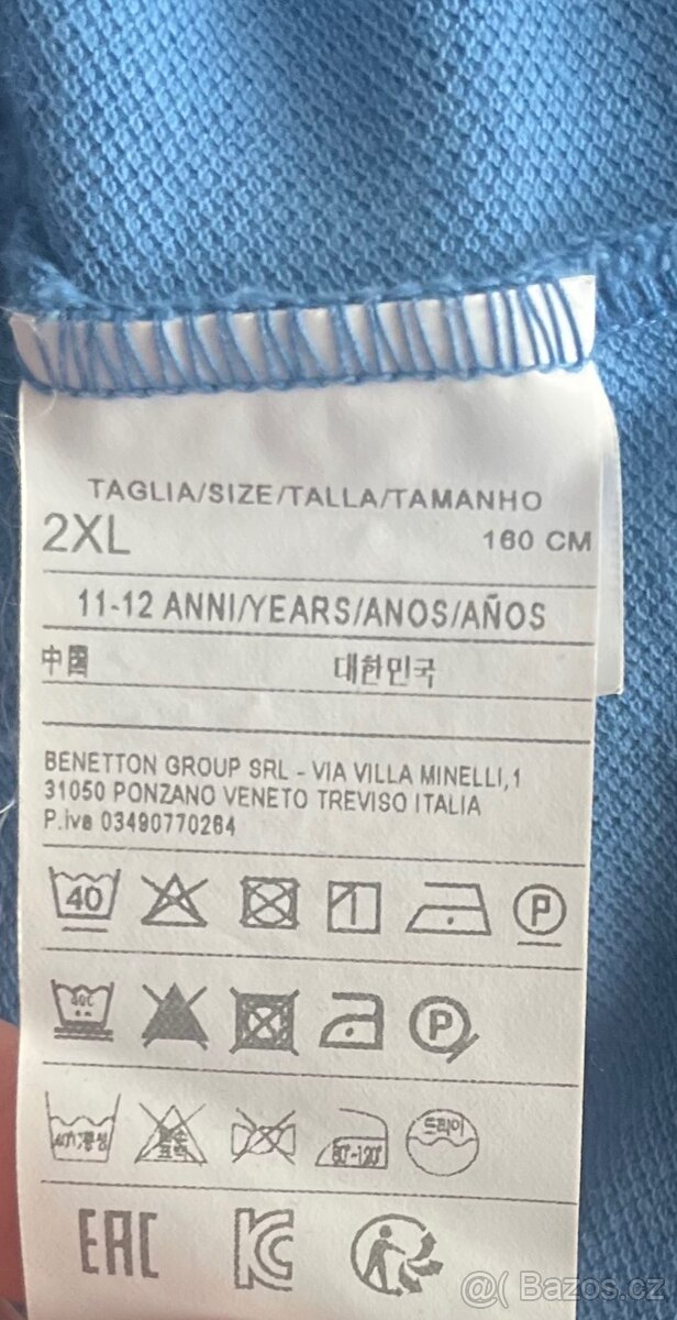 Tričko Benetton vel. 146 - 151 - 4