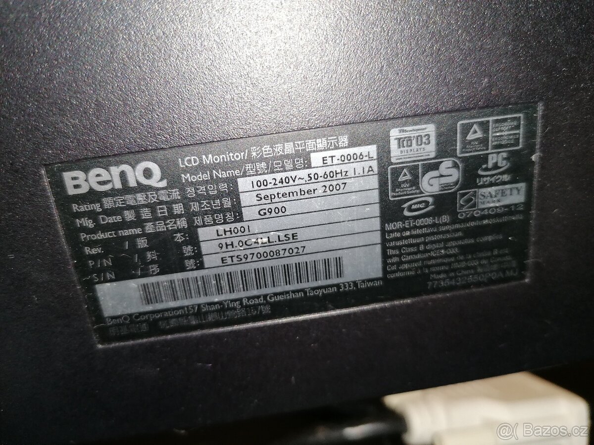 Monitor Benq G900 - 4