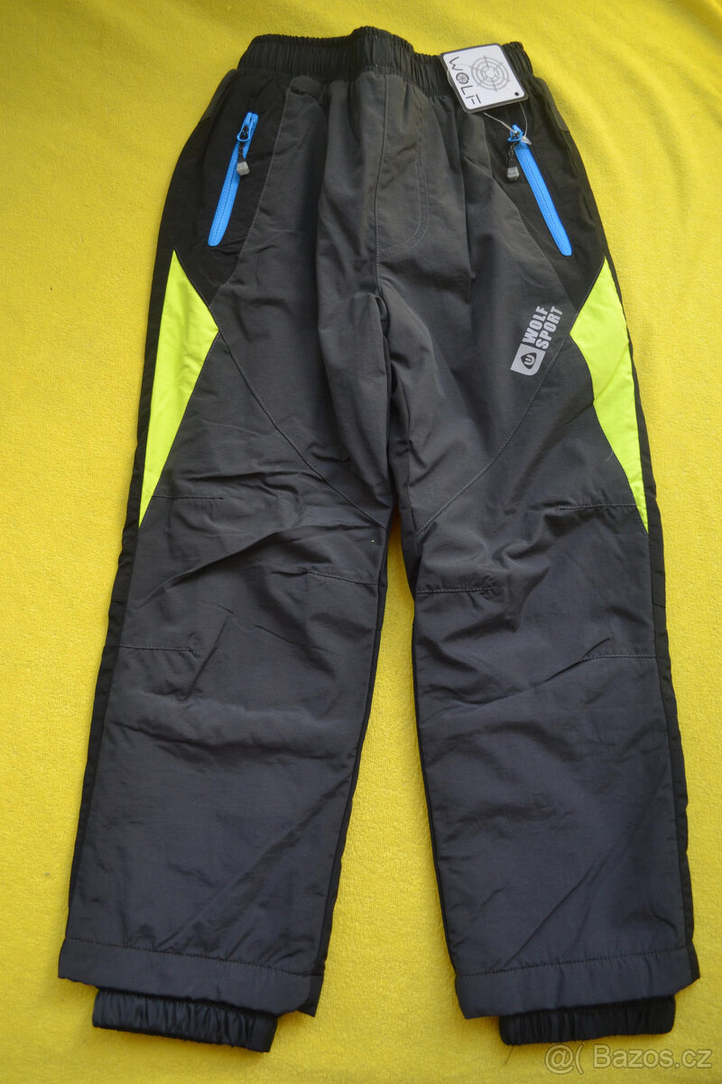 2x oteplené Wolf kalhoty softshellové, susť,nové,cena celkem - 4