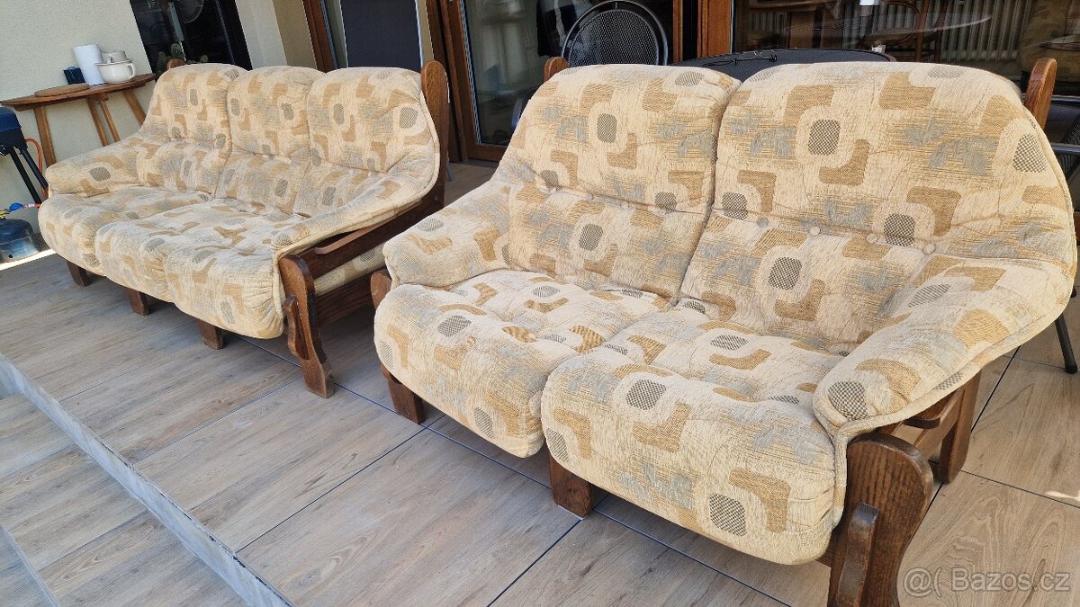 Prodám sedací soupravu 3+2 - 4