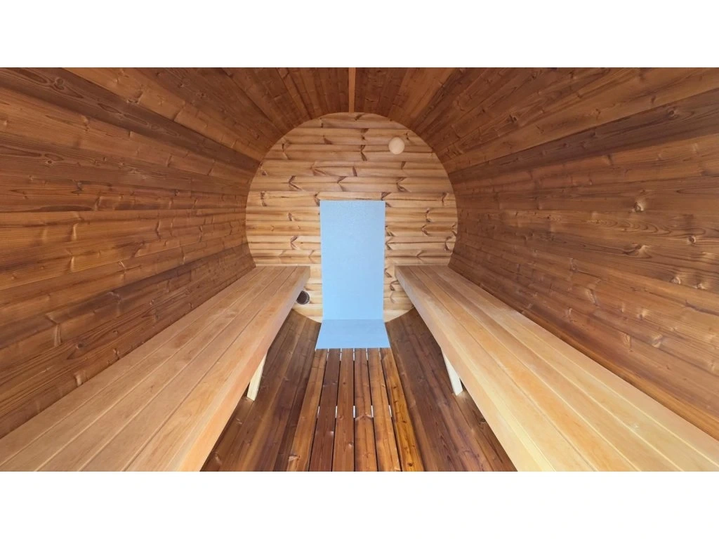 Sudová sauna 2,8x2,1m, Thermowood, smontovaná - 4
