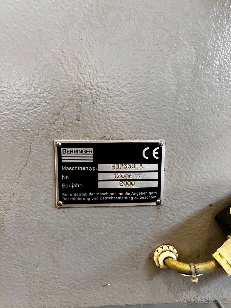Behringer HBP 360 A Pásová pila automatická - 4