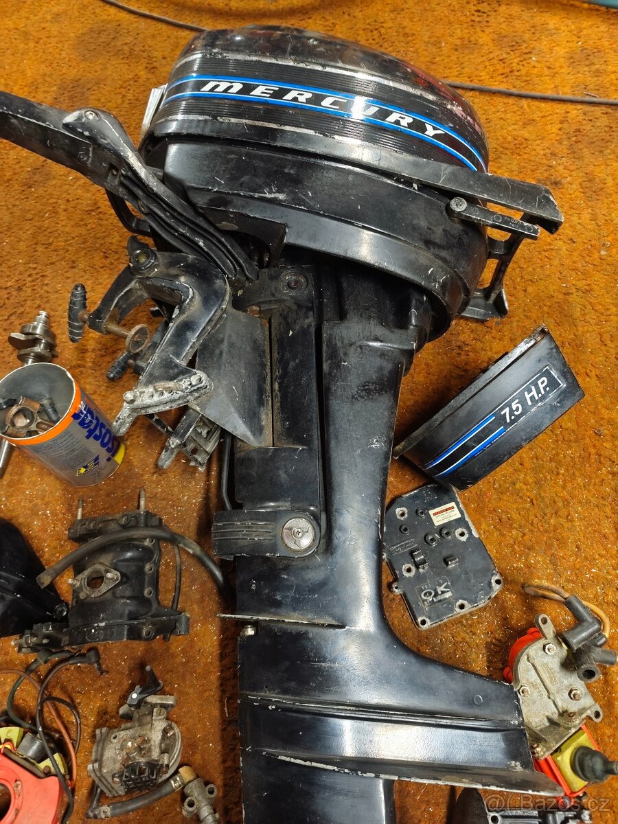 Lodní motor Mercury 7,5HP. - 4