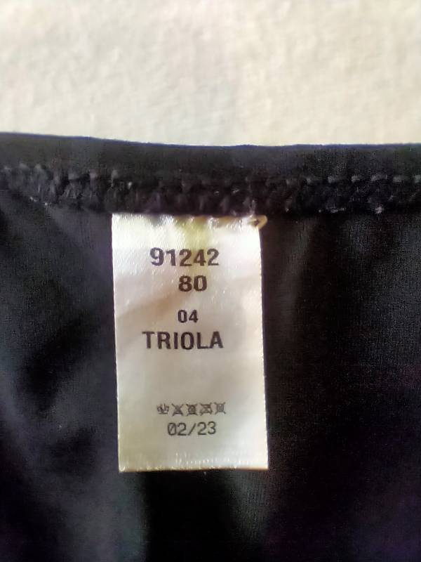 Dámské plavky Triola dvoudílné černé vel. 75 H / 80 - 4