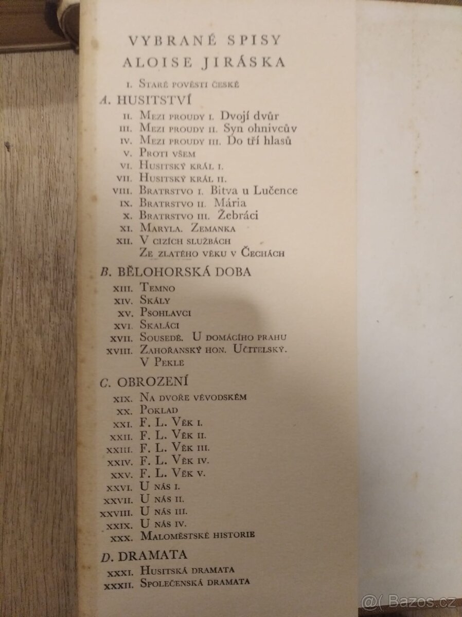Knihy Aloise Jiráska - 4