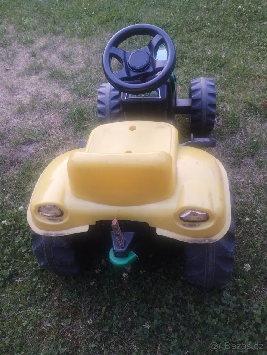 Dětský šlapací zahradní traktůrek - 4