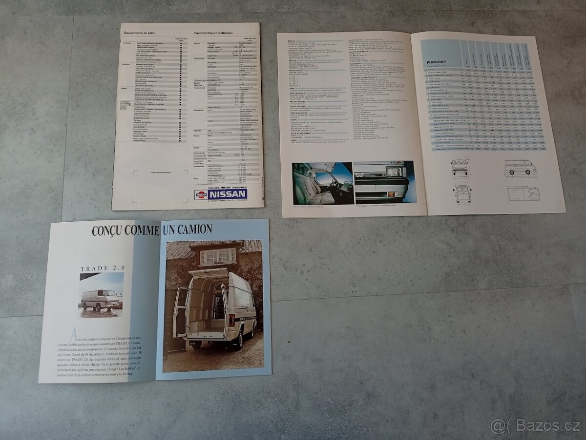 Nissan Vanette - prospekty - doprava v ceně - 4