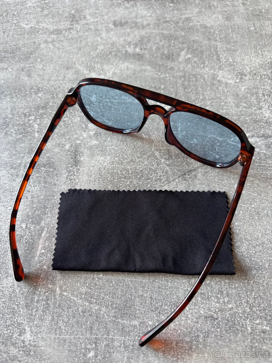 Tygrované modré brýle style Italiano - 4