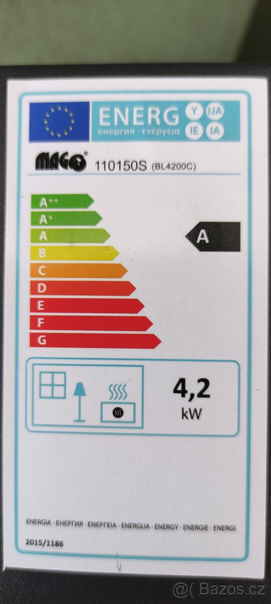 Plynová kamna 4, 2 kW - 4