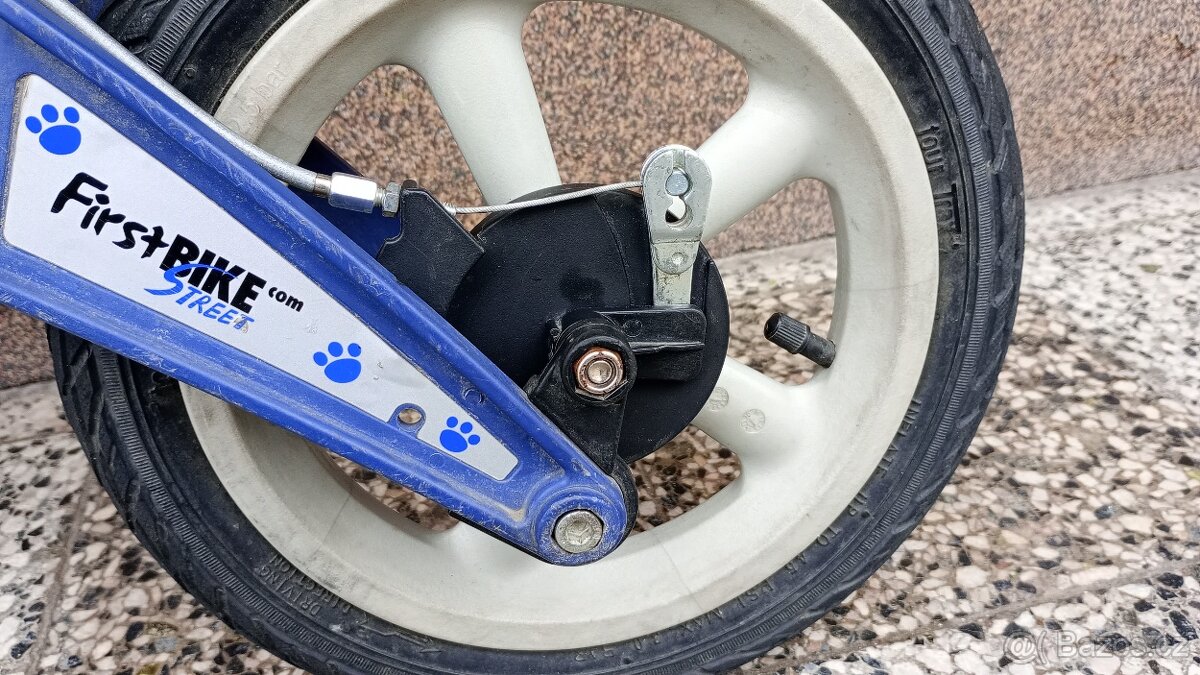 Odrážedlo First bike street modré - 4