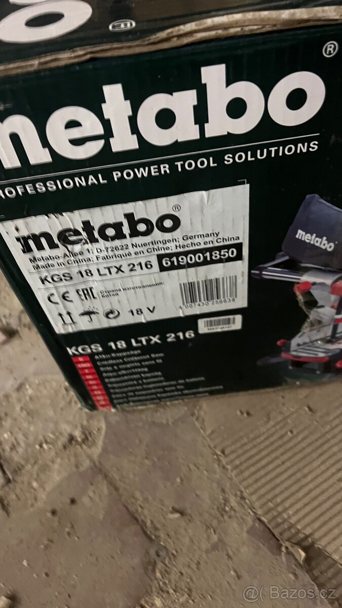 Aku pokosová pila Metabo - 4