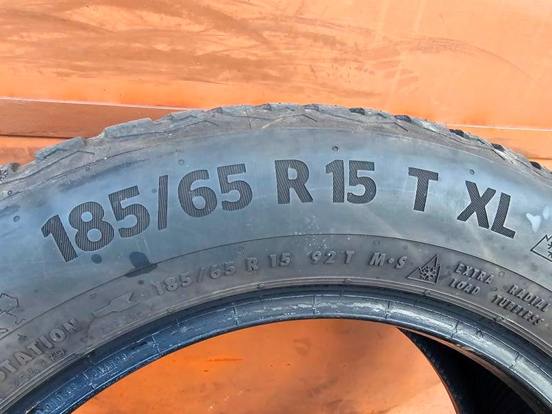 Zimní Continental 185/65/15 XL - 4