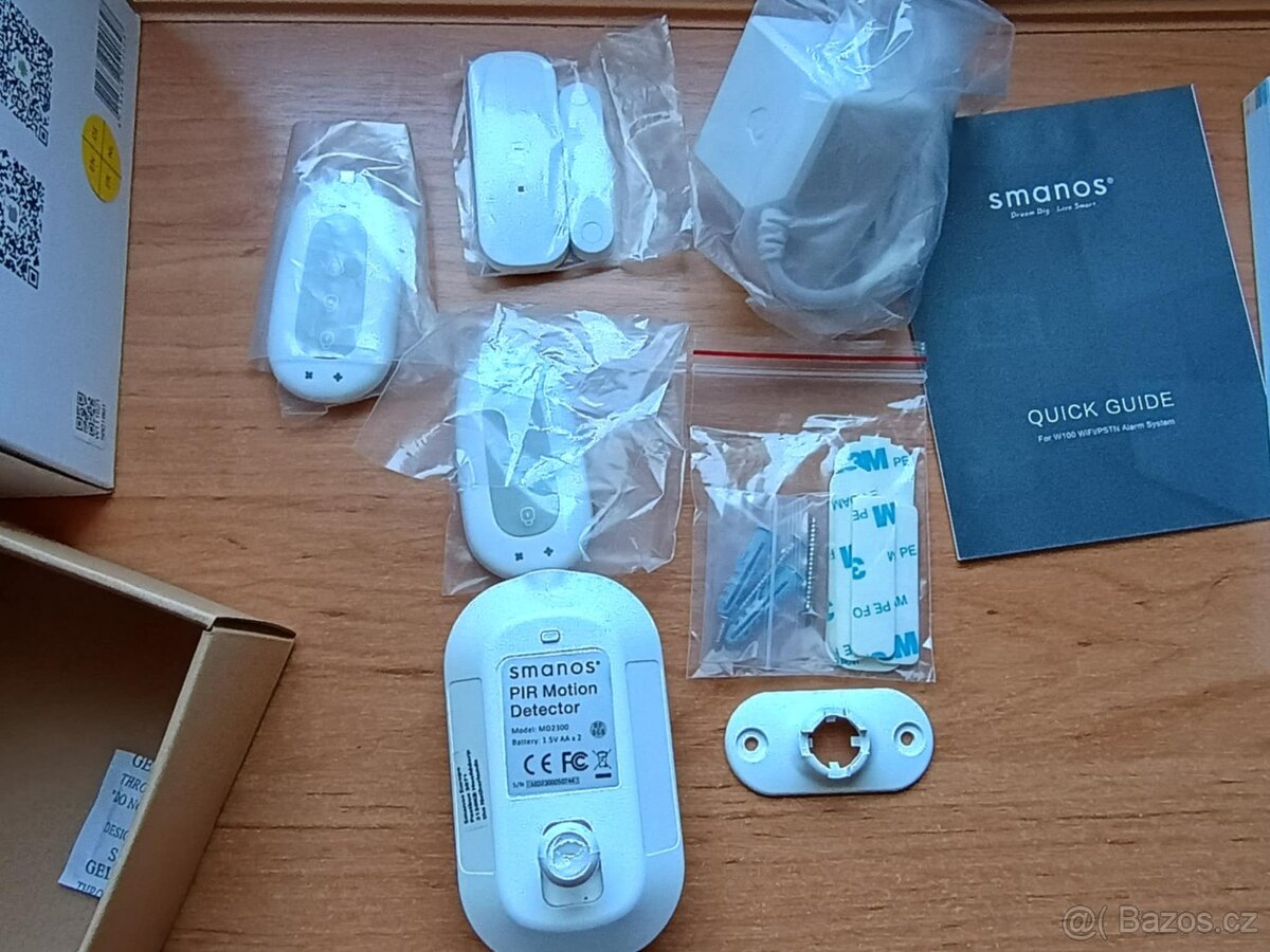 Smanos W100 bezdrátový alarmový systém - 4