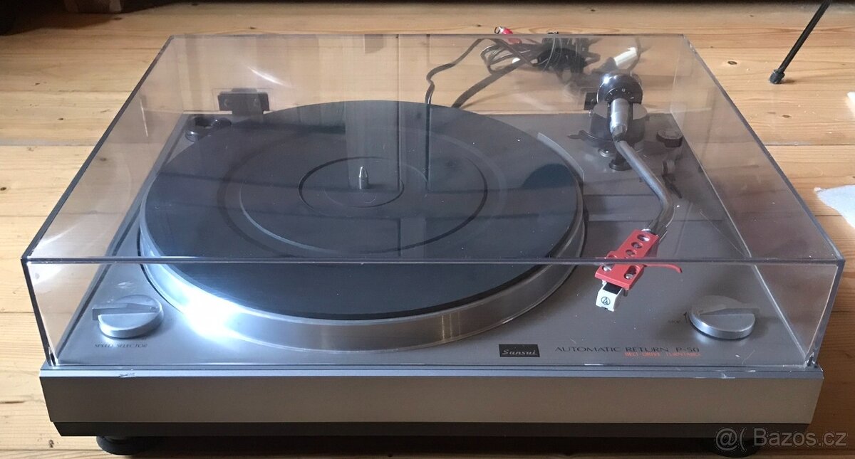 GRAMOFON SANSUI P-50 ( 1980) NOVÁ JEHLA - 4
