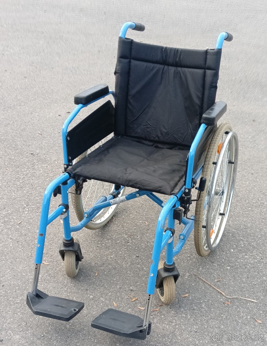 Invalidní vozík Wibu Dietz šířka sedu 47cm Modra - 4
