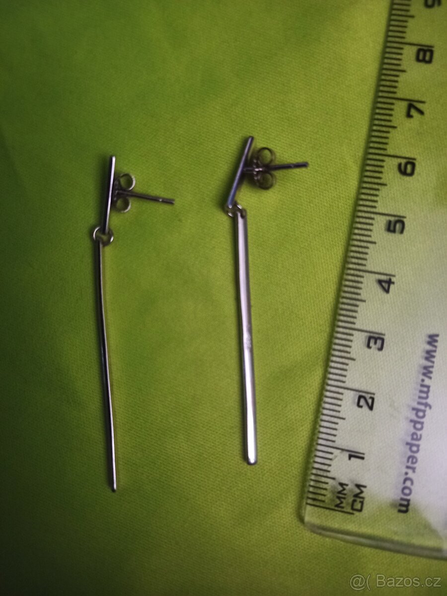 Stříbrné náušnice - 4