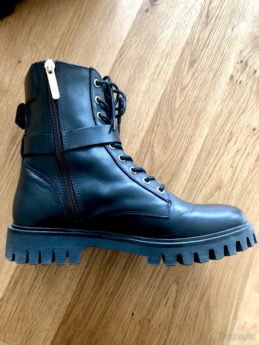 Kozene kotnikove boty Tommy Hilfiger - 4