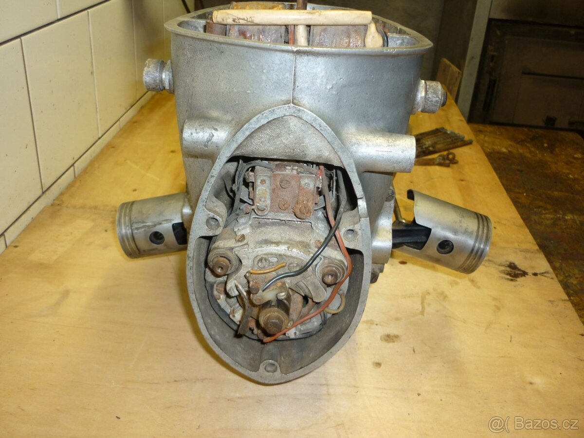 IFA BK 350 boxer motor převodovka 1954 - 4