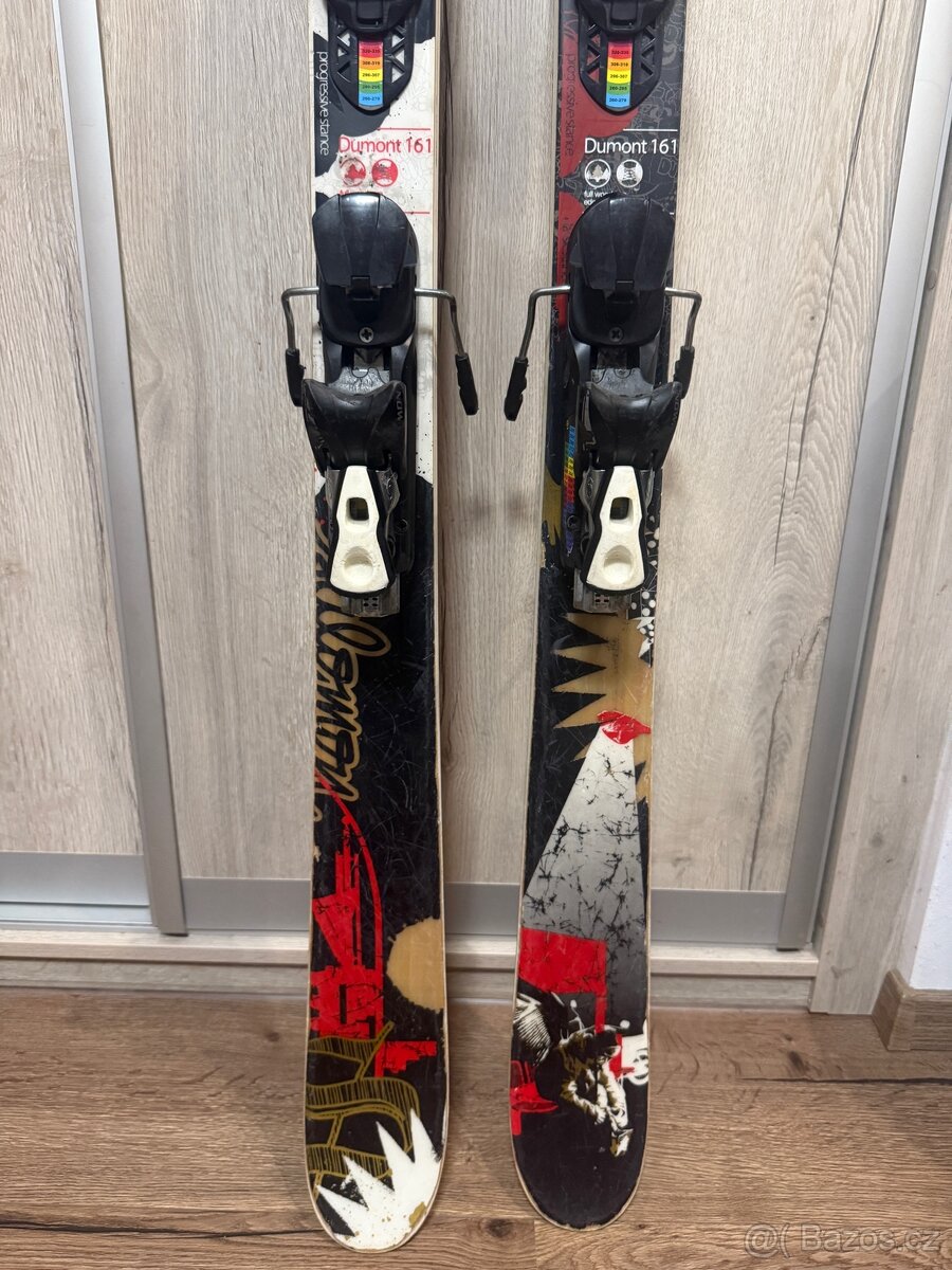 Salomon freestyle lyže 158 cm - 4