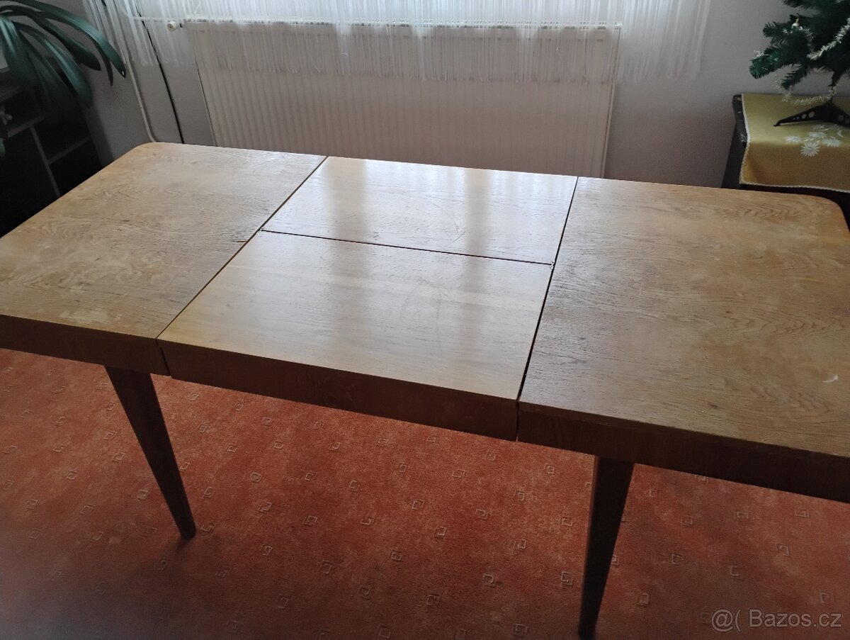Stůl retro r.v. 1950 styl Halabala - 4