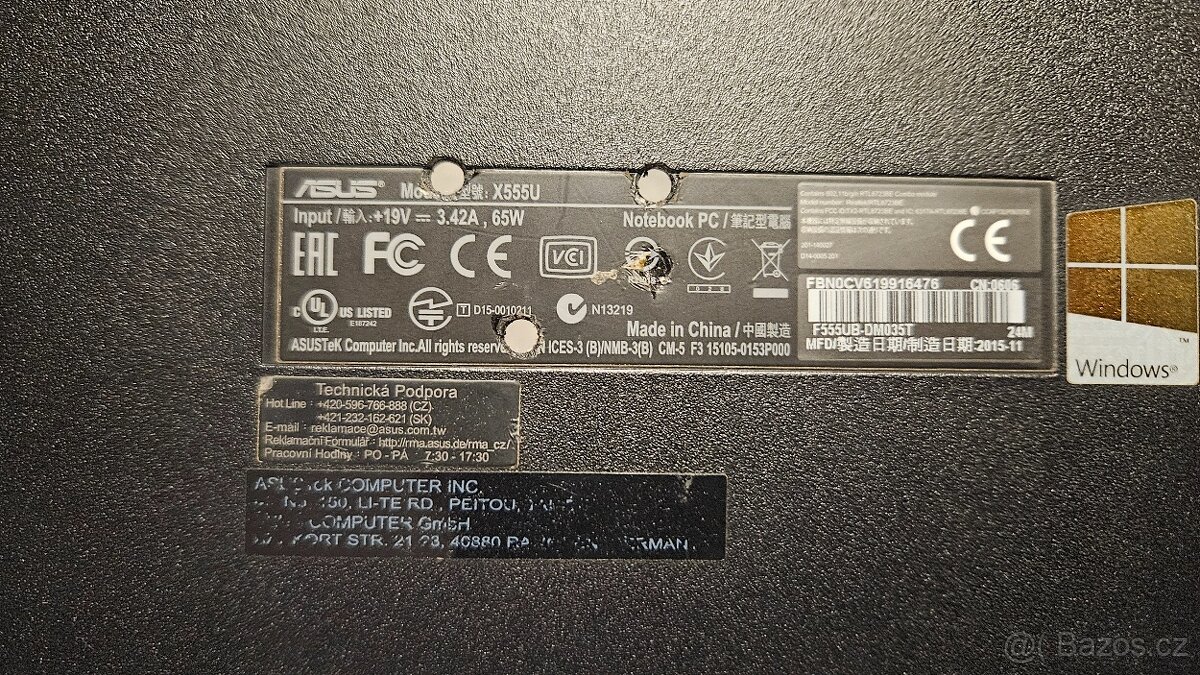 Asus X555U díly - 4