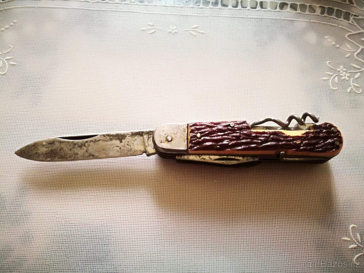 Retro multifunkční lovecký nůž - 4