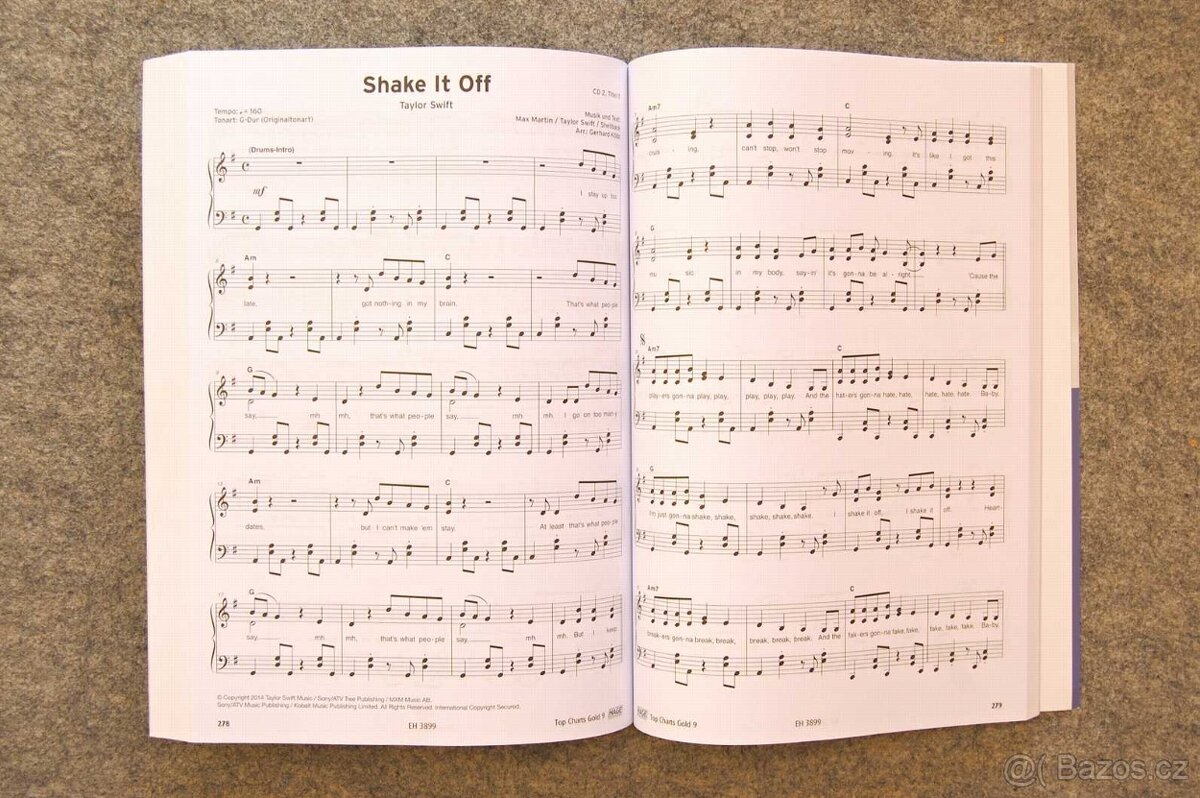 Top Charts Gold 9 - noty pro klavír, keyboard, kytaru - 4