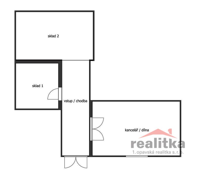 Pronájem skladových a kancelářských prostor, od 30 m2 do 100 - 4