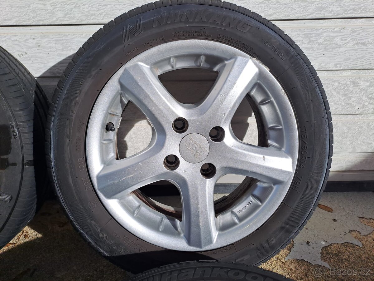 Letní pneu, 4x Alu rozteč 14,cena dohodou - 4