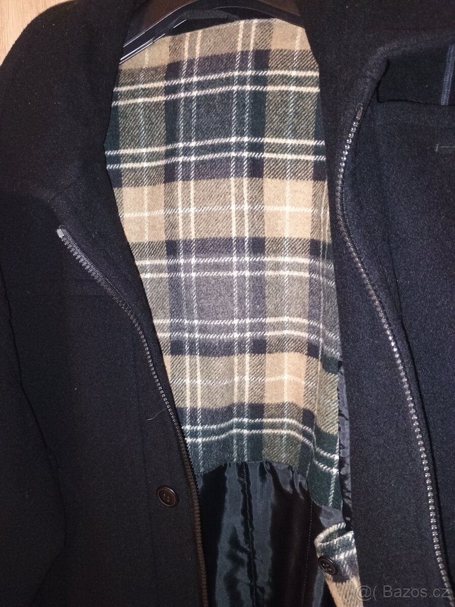 Pánský vlněný kabát - 4