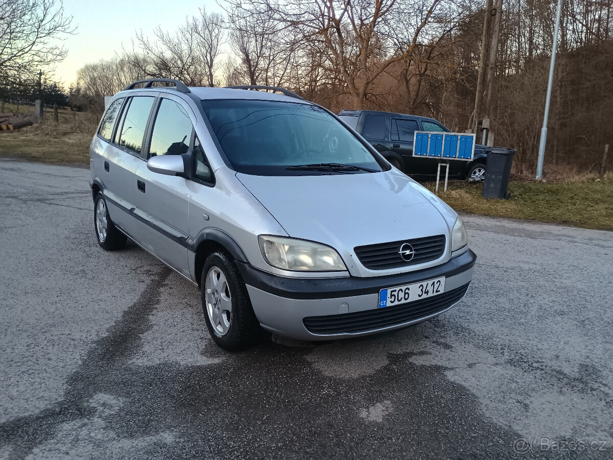 Opel Zafíra 1,6i,74 kw,r.1999,tažné - 4