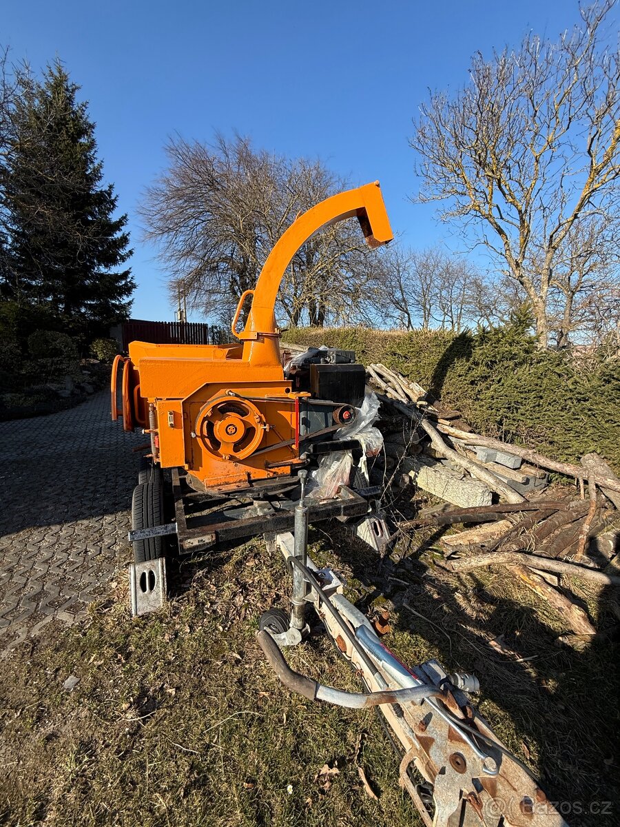 Štěpkovač Jensen A 328 M – diesel, profi stroj - 4