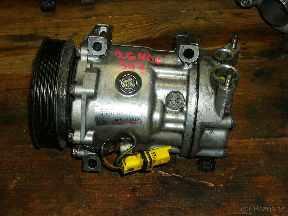 Peugeot,Citroen 1.6Hdi klimakompresor - 4