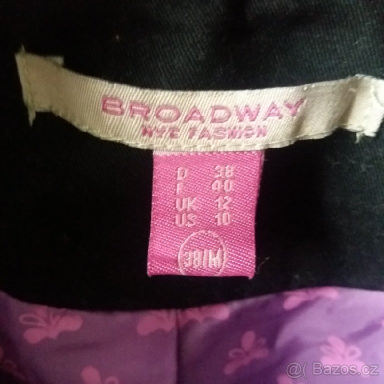 černá zcela NOVÁ bundicka vel.38 - 4