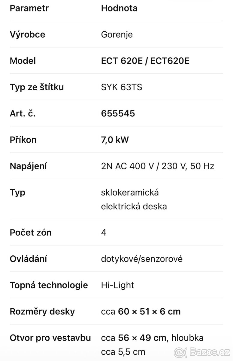 Sklokeramická varná deska - 4