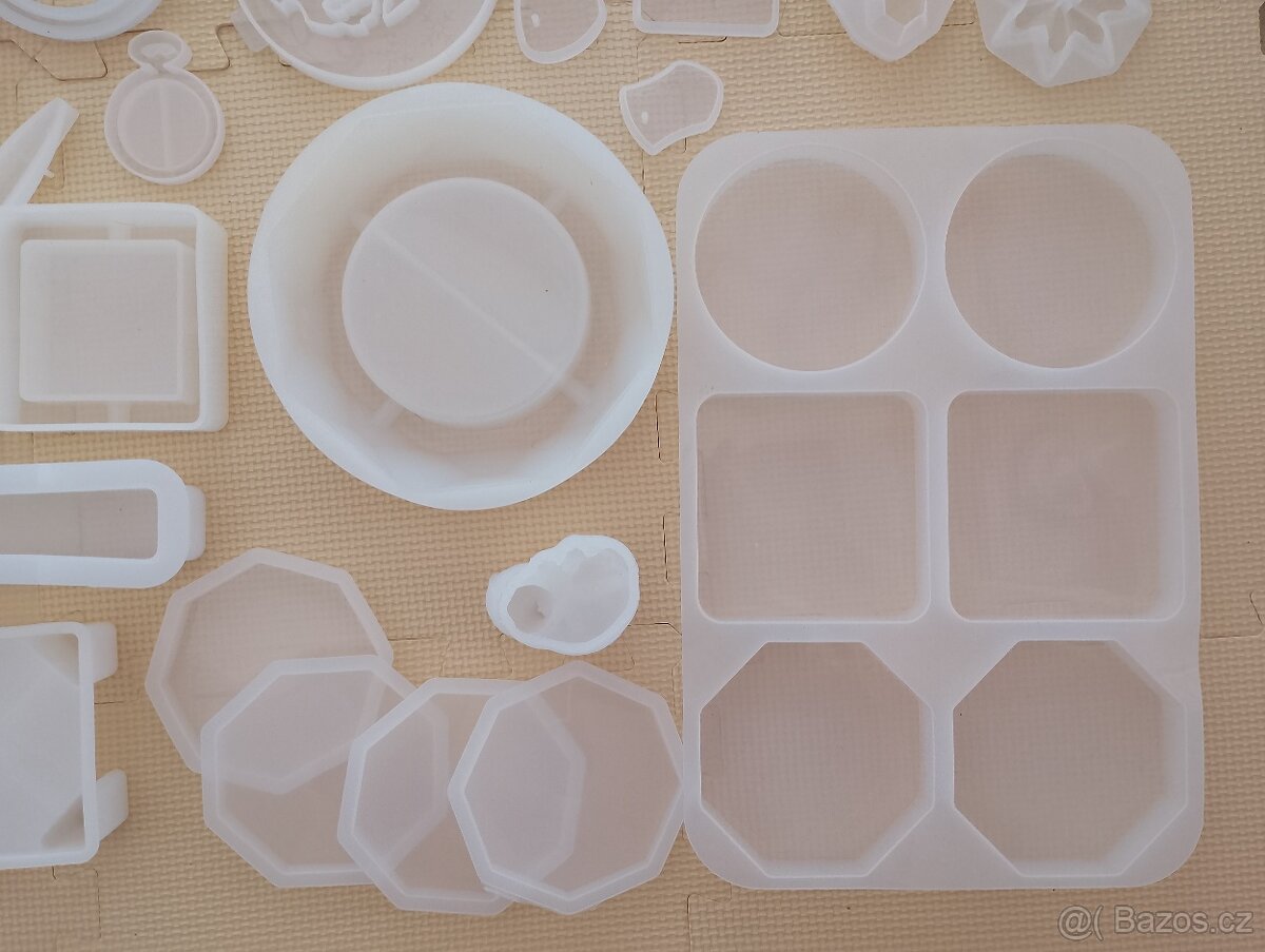 50ks silikonových forem pro pryskyřici a licí hmoty - 4