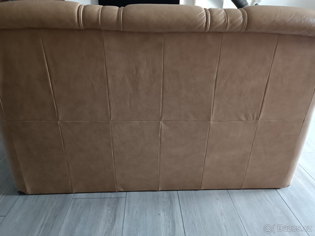 celokožená sedačka - 4