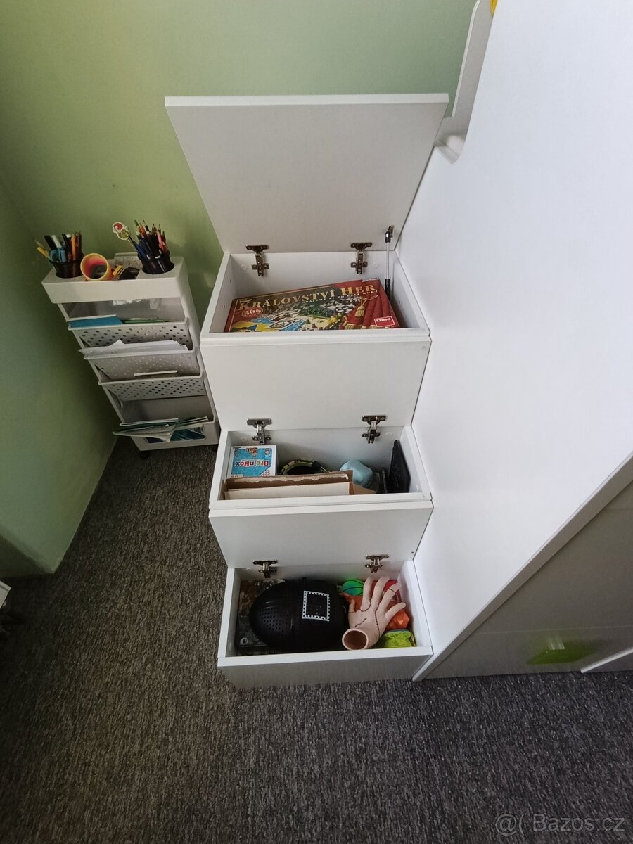 Dětská vyvýšená postel - 4