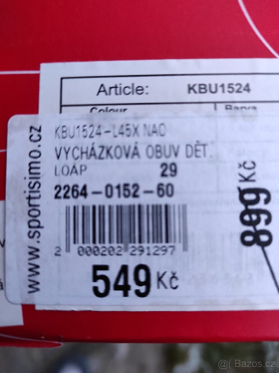 Zimní dětské boty Loap velikost 29 - 4