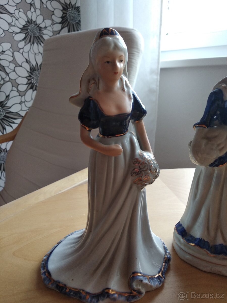 Prodám 3ks porcelánových figurek - 4