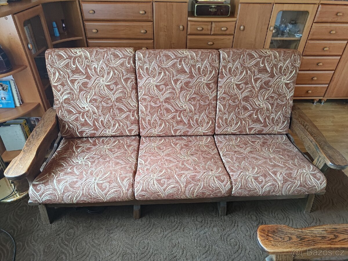 Sada gauč, 2 křesla, stolek - 4