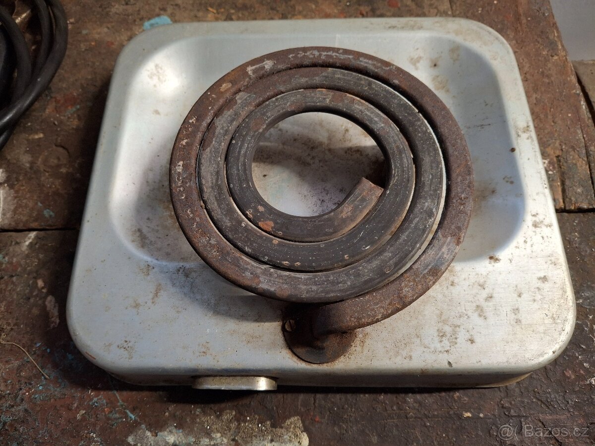 Vařič jednoplotýnkový retro - 4