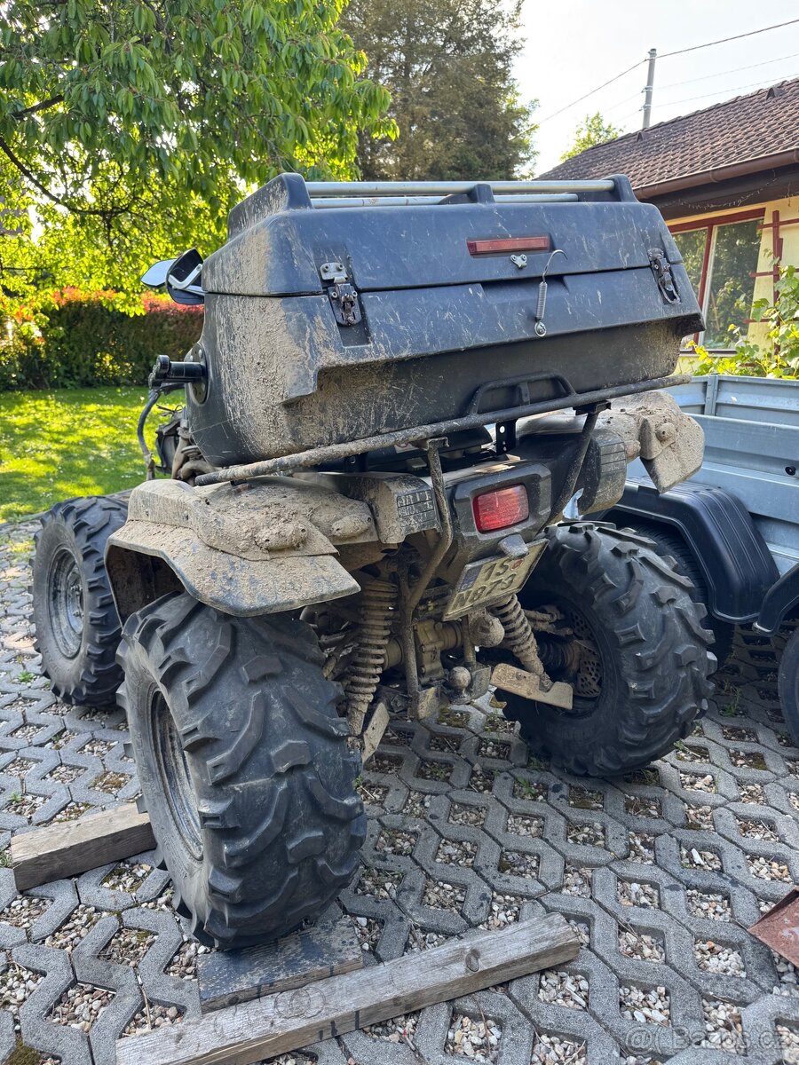 Yamaha Grizzly 700 po nehodě