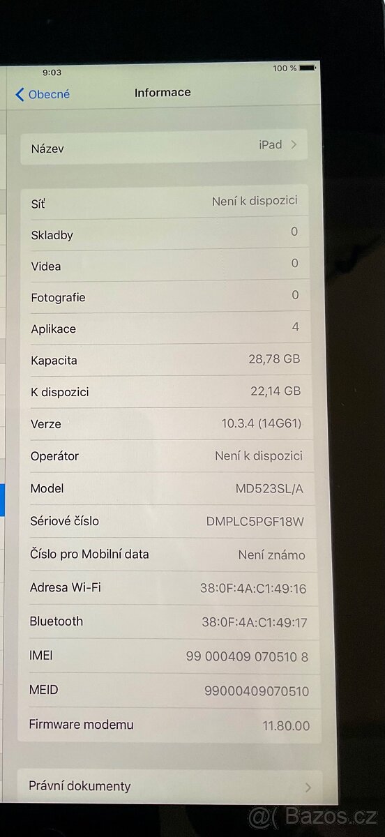 IPad wifi + cellular 32 GB - 4