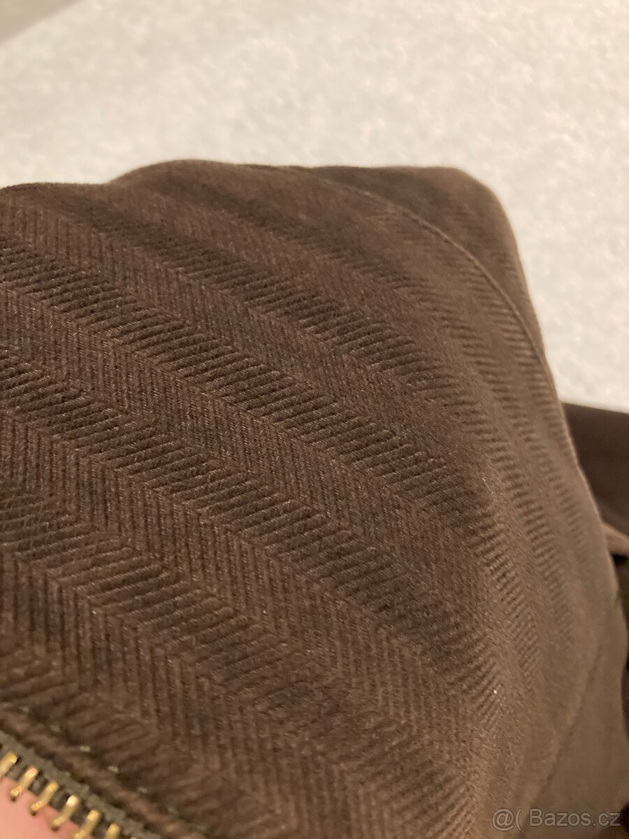 Dámský hnědý kabát - 4