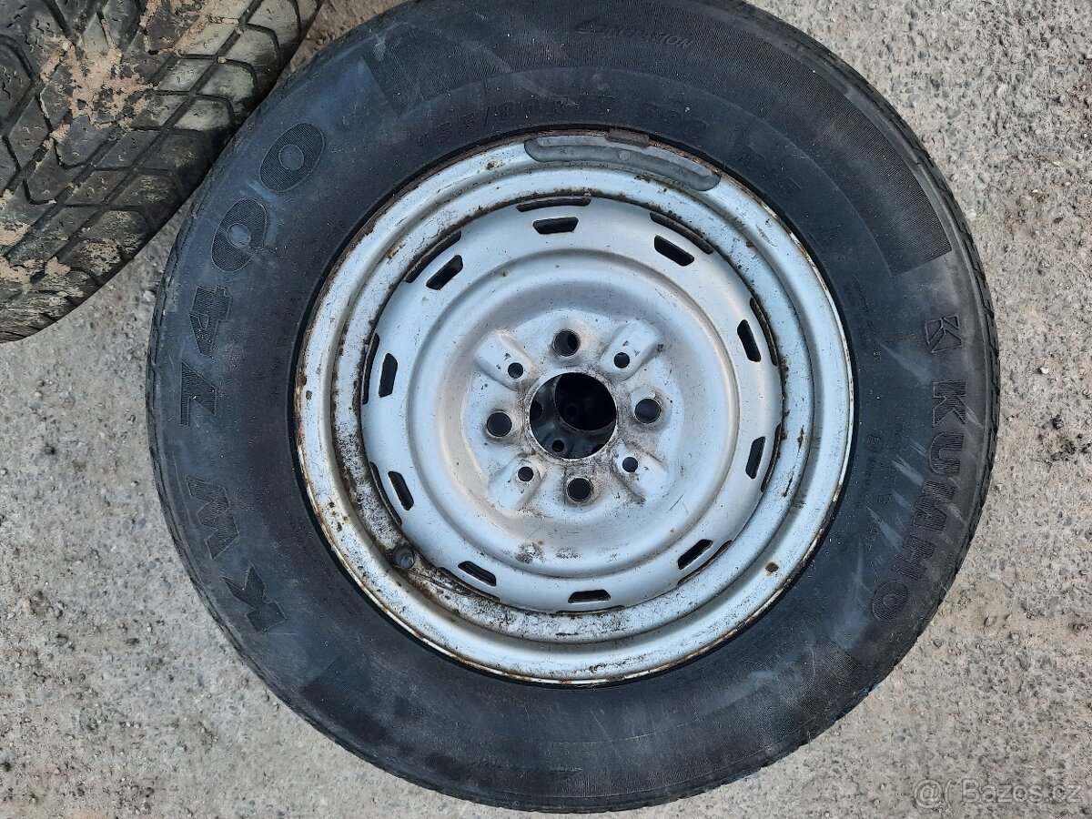 Prodám kola 155/80 R13 4x100 - 4
