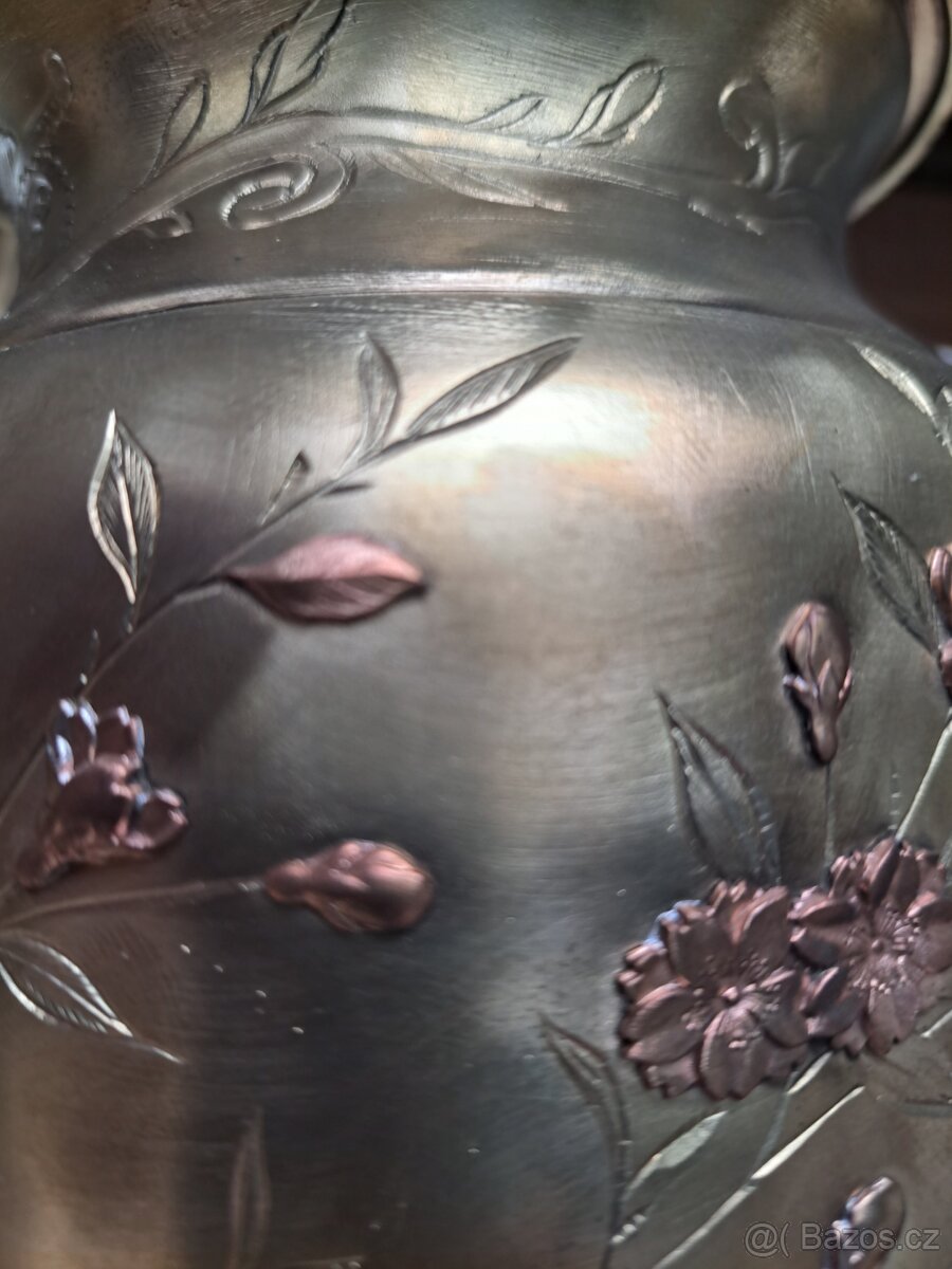 Petrolejová lampa z mosazi - 4