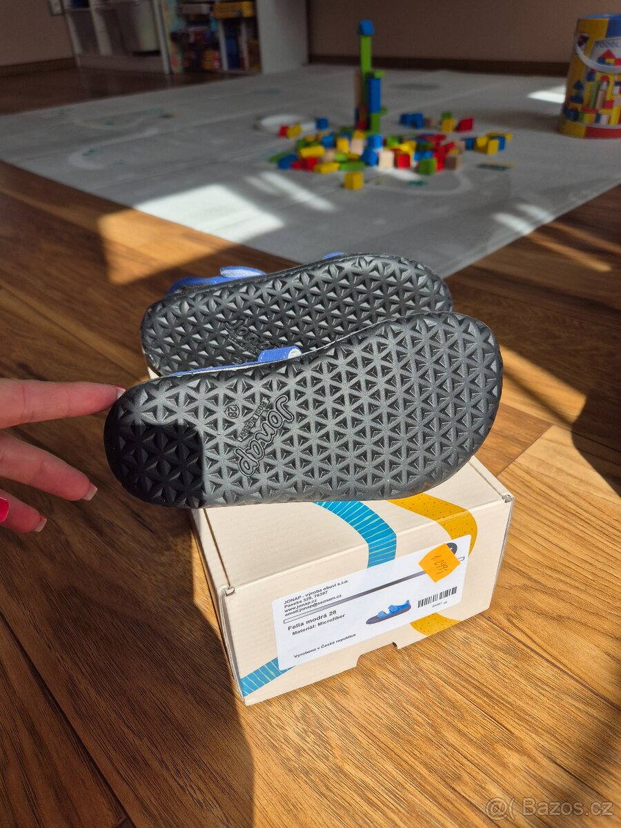 Jonap barefoot sandálky Fela modré 28 - 4