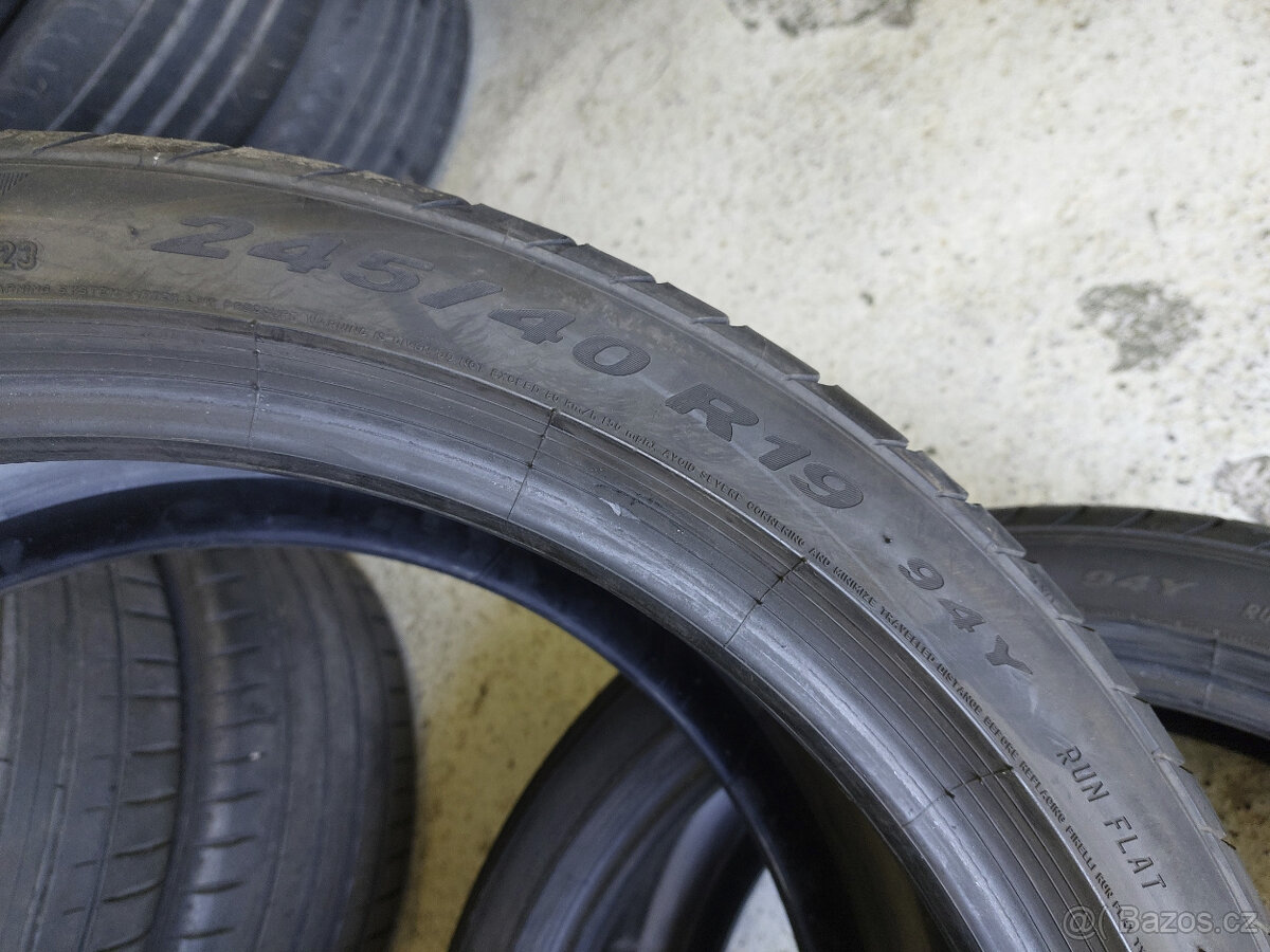 245/40 R19 94Y Pirelli P Zero runflat letní 2ks - 4