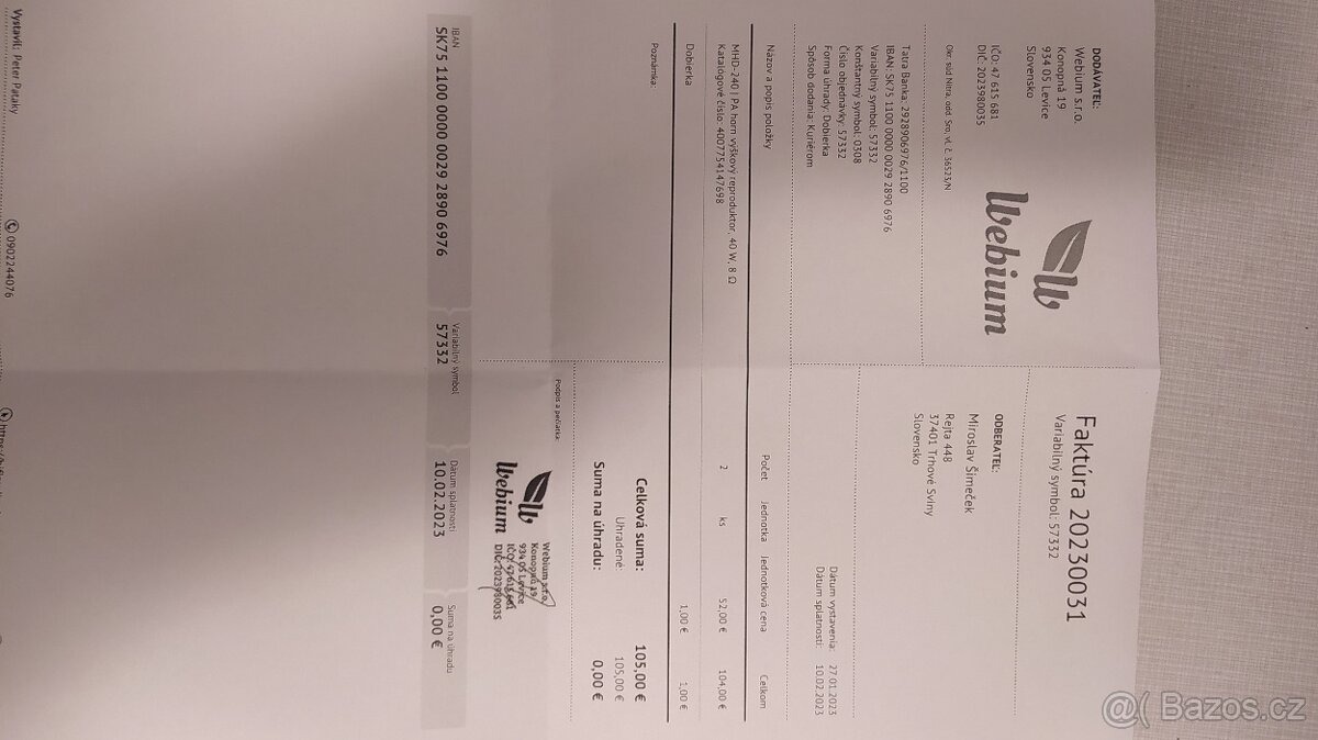 Monacor mhd 240 vyskovy horn. - 4